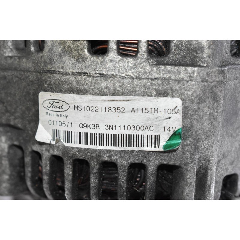 Δυναμό Ford Focus 1.6TI HXDA 2005-2012 MS1022118352