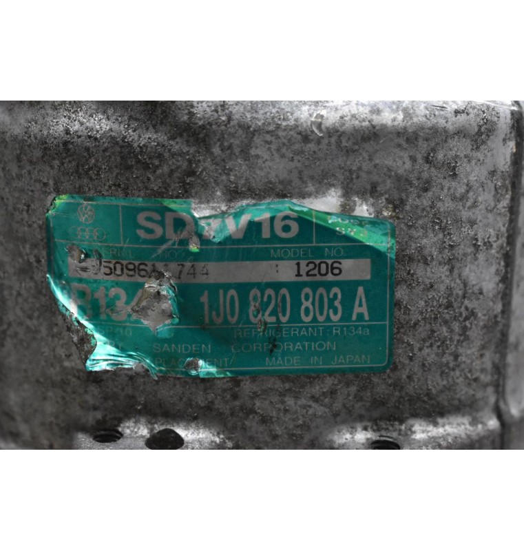 Kομπρεσέρ Aircondition A/C Audi A3 1.8T AGU 2000-2008 1J0820803A (Seat 20VT - Volkswagen 20VT - Skoda 20VT)