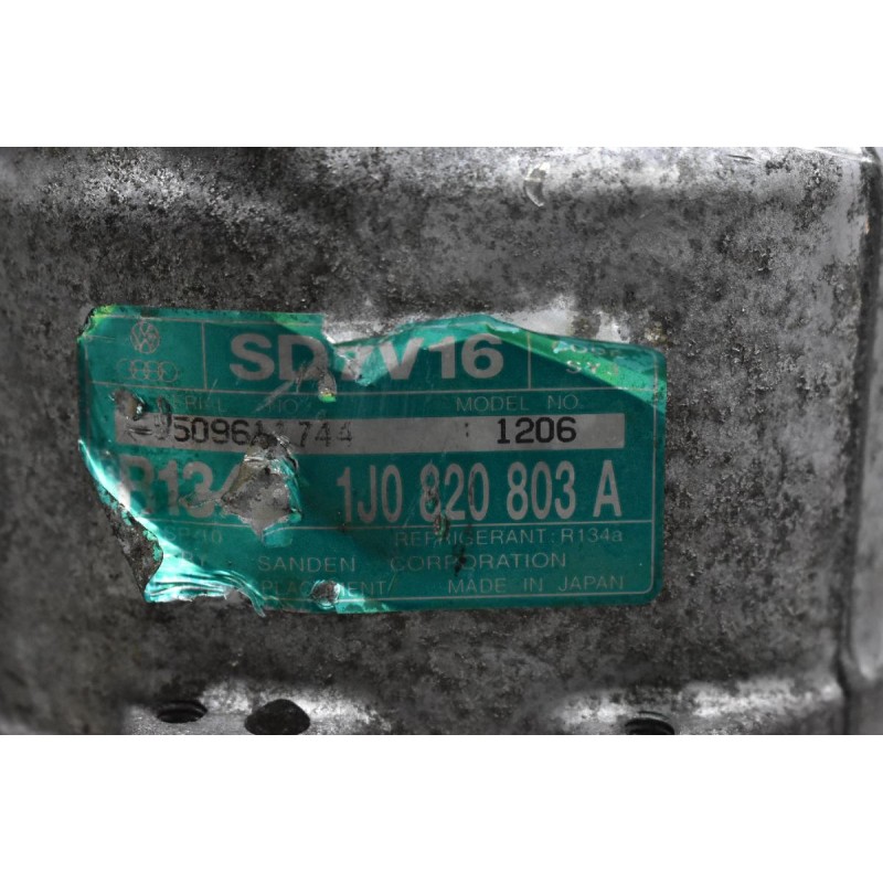 Kομπρεσέρ Aircondition A/C Audi A3 1.8T AGU 2000-2008 1J0820803A (Seat 20VT - Volkswagen 20VT - Skoda 20VT)