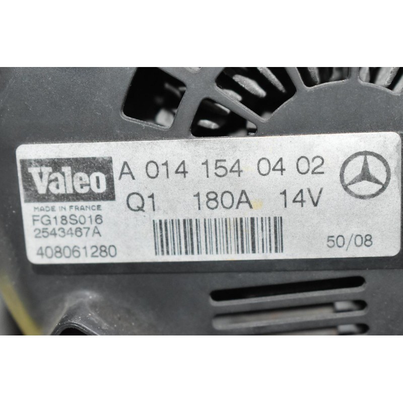 Δυναμό Mercedes-Benz ML 350 3.5 272967 V6 2004-2010 A0141540402 180A