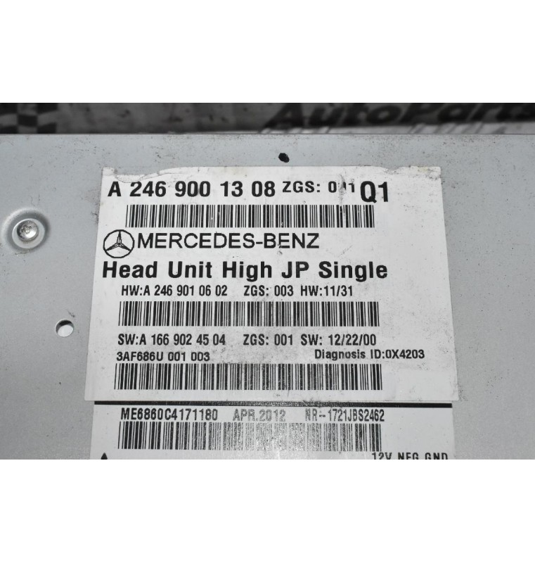 Ράδιο CD Mercedes-Benz A-Class W176 2012-2018 2469001308