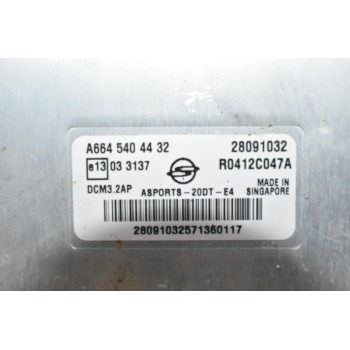 Εγκέφαλος SSANGYONG ACTYON SPORTS II 2.0 XDI 2006-2012 28091032 A6645404432
