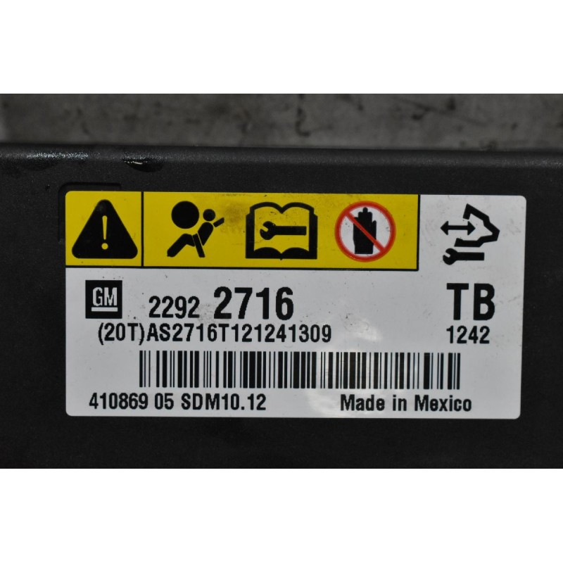 Πλακέτα Αερόσακων Opel Insignia 2007-2017 22922716