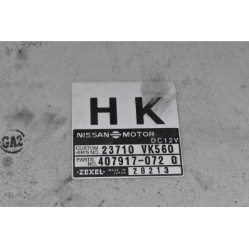 Εγκέφαλος Nissan Navara D22 01-05 YD25 ZEXEL 23710-VK560 407917-0720