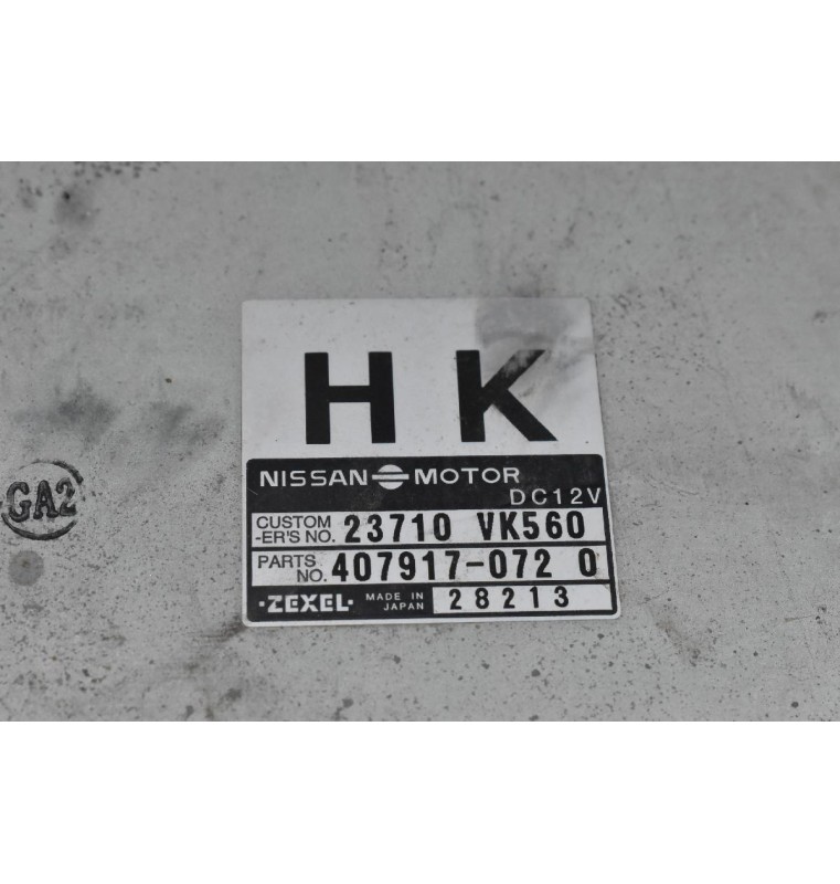 Εγκέφαλος Nissan Navara D22 01-05 YD25 ZEXEL 23710-VK560 407917-0720