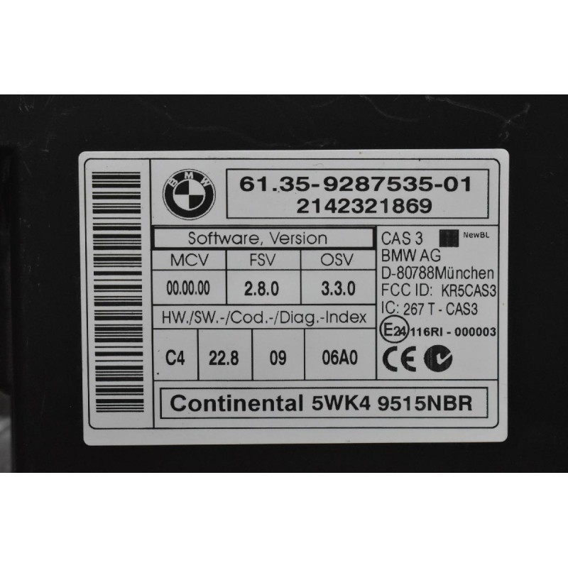 Πλακέτα Ελέγχου Mini Cooper S - Coundtryman R60 2010-2019 5WK49515NBR 6135-9389535-01