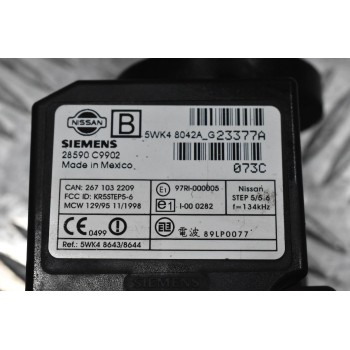 Κλειδαριά Τιμονιού Μίζας Nissan Navara D22 1998-2005 (Με Κλειδί) 28590C9902