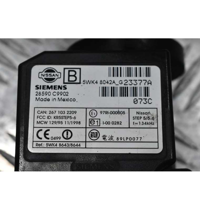 Κλειδαριά Τιμονιού / Διακόπτης Μίζας Nissan Navara D22 / Pathfinder 1998-2005 (Με Κλειδί) 28590C9902