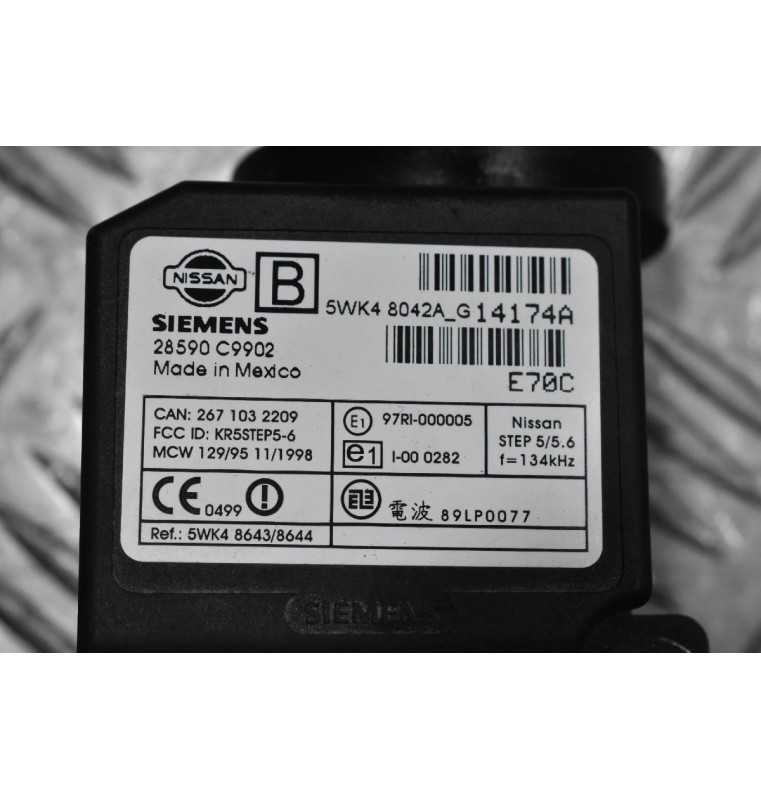 Κλειδαριά Τιμονιού - Μιζας Nissan Nava D22 1998-2005 (Με Κλειδί) 28590C9902