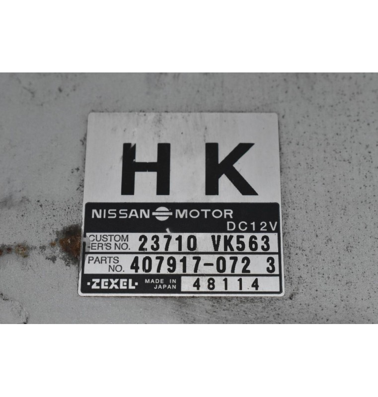 Εγκέφαλος Nissan Navara D22 01-05 YD25 ZEXEL 23710-VK563 407917-0723