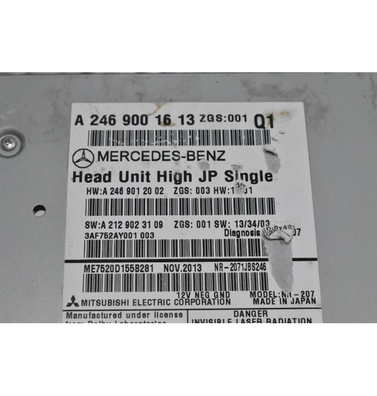 Ράδιο CD Mercedes-Benz B Class W246 2012-2018 270910 A2469001613