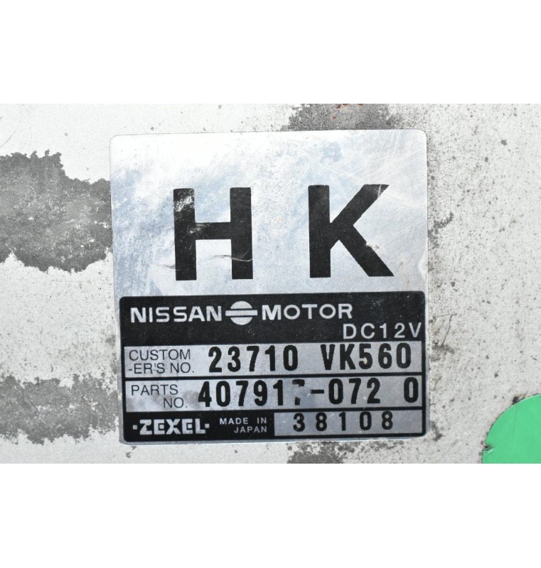 Εγκέφαλος Nissan Navara D22 01-05 YD25 ZEXEL 23710-VK560 407917-0720