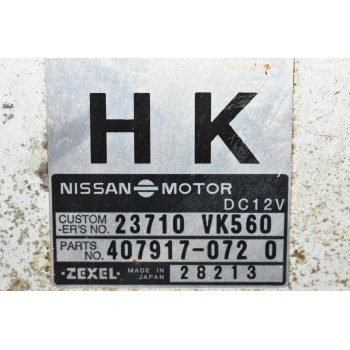 Εγκέφαλος Nissan Navara D22 01-05 YD25 ZEXEL 23710-VK560 407917-0720