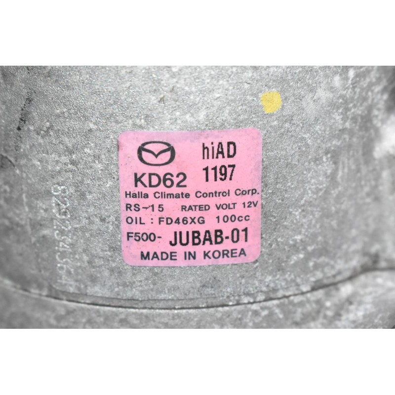 Κομπρεσέρ Aircondition A/C Mazda CX-5 / 6 2.2 Diesel SH 12v 2012-2020 FD46XG F500-JUBAB-01