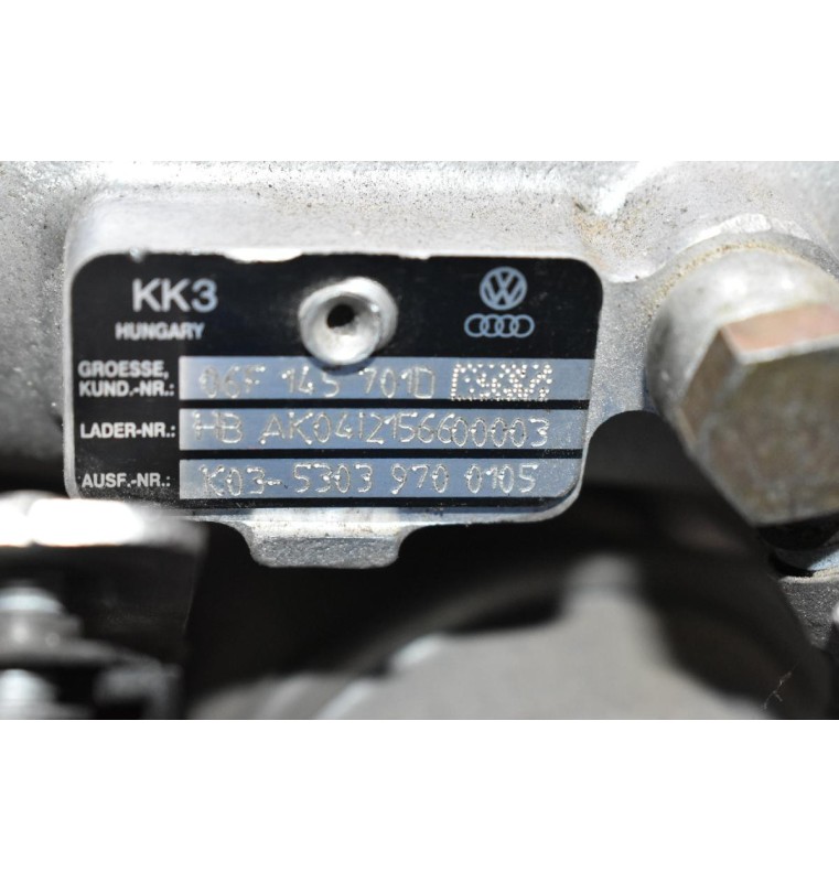 Turbo/Τουρμπίνα K03 Audi TT 8J 2.0 TFSI 2006-2011 (KK3) (Volkswagen Seat Skoda) 06F145701D K0353039700105