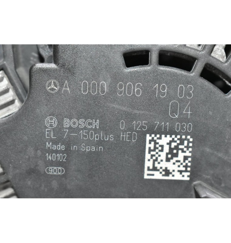 Δυναμό Mercedes-Benz B Class W246 /CLA GLA 1.6 Turbo 270910 2011-2021 A0009061903 BOSCH 0125711030