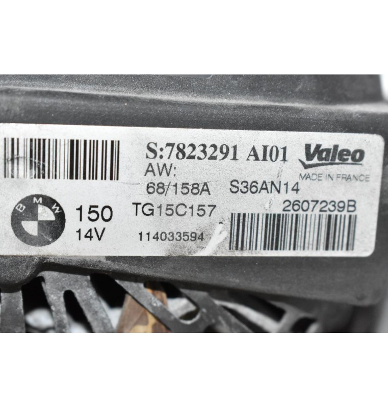Δυναμό Mini - BMW 1.6 - 2.0D N47C20A - N47C16A 2010-2016 VALEO 7823291 A101 (Γνήσιο)