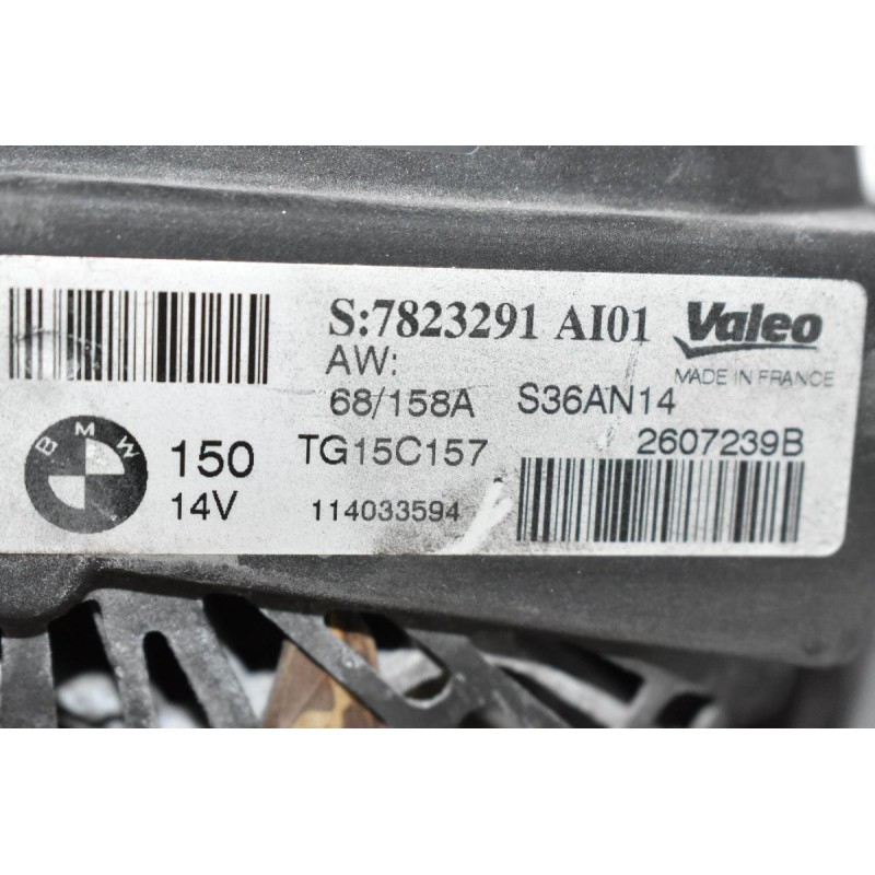 Δυναμό Mini - BMW 1.6 - 2.0D N47C20A - N47C16A 2010-2016 VALEO 7823291 A101 (Γνήσιο)