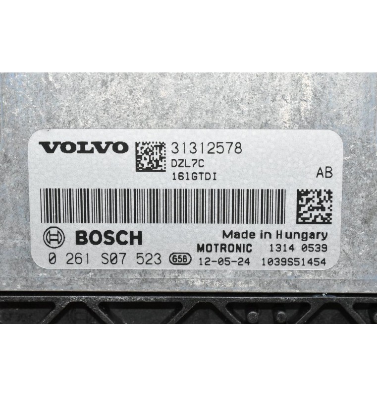 Εγκέφαλος Volvo V40 V60 S60 V70 B4164T / D4164T 2012-2019 BOSCH 31312578 0261S07523