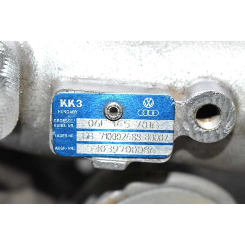 Turbo/Τουρμπίνα K03 Volkswagen Golf GTI 2.0 AXX BWA 2005-2011 (KK3) (Audi Seat Skoda) 06F145701B 53039700086