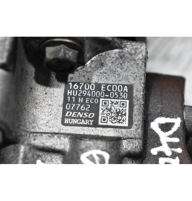 Αντλία Πετρελαίου Nissan Navara D40 2.5cc YD25 E4 2005-2010 16700-EC00A HU294000-0530