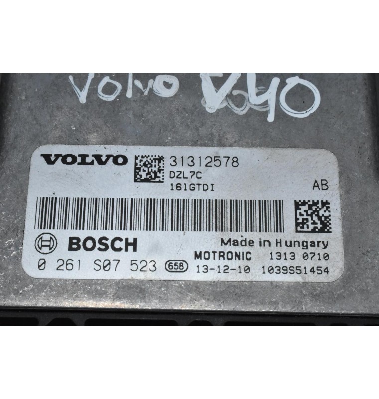 Εγκέφαλος Volvo V40 V60 S60 V70 B4164T / D4164T 2012-2019 BOSCH 31312578 0261S07523