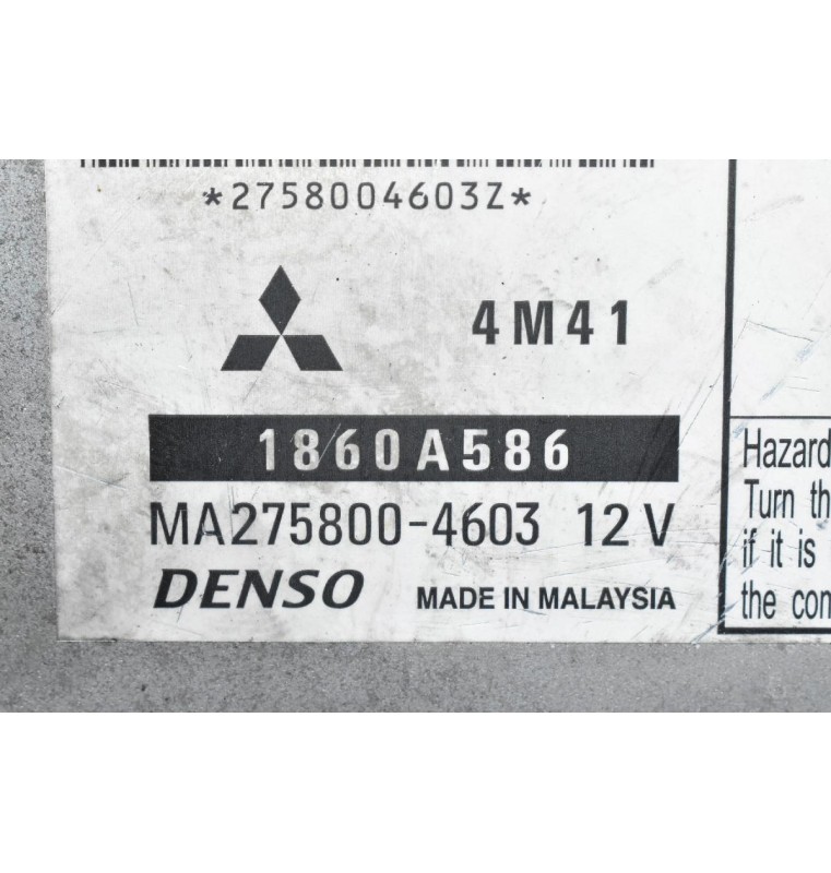 Εγκέφαλος Mitsubishi L200 Safari 2006-2010 DENSO 1860A586 MA275800-4603