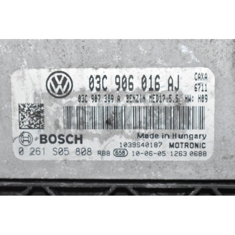 Εγκέφαλος Volkswagen Golf 1.4 TSI CAX 2008-2015 BOSCH 03C906016AJ 0261S05808