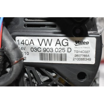 Δυναμό Volkswagen Golf VI 1.4 TSI CAX 2007-2014 VALEO 03C903025D 140A
