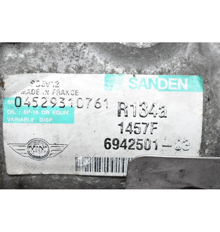 Κομπρεσέρ Aircondition A/C Mini Cooper 1.4 N12B14AA 2006-2012 6942501-03 045293310761