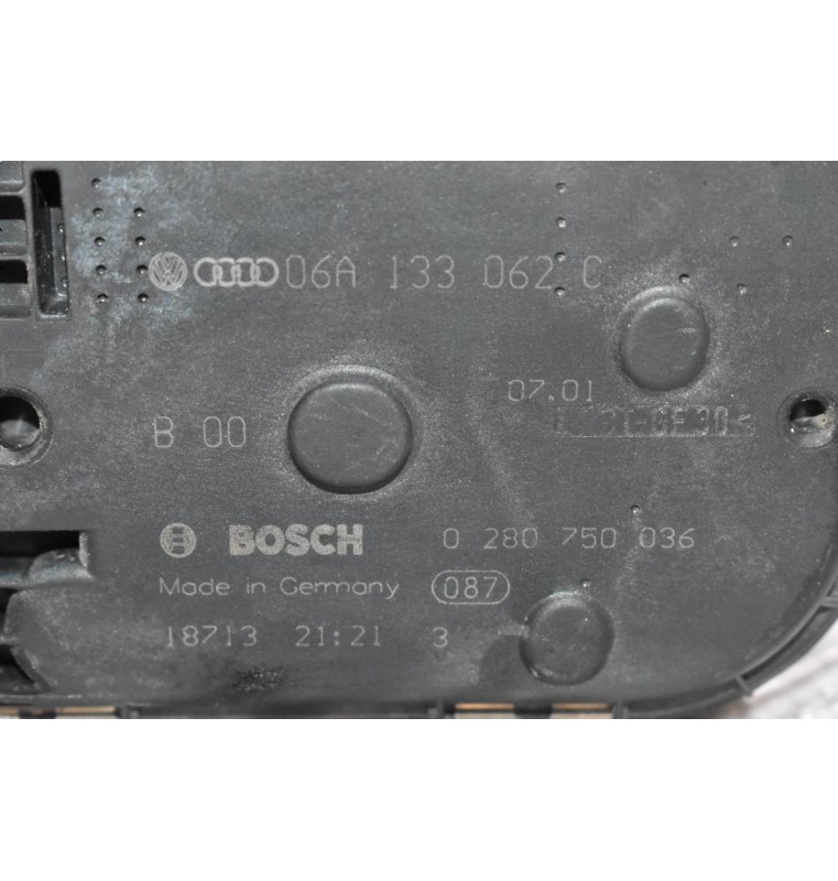 Πεταλούδα Γκαζιού Skoda Octavia 1.8T 20VT 2000-2005 (Γνήσια) 06A133062C 0280750036 (Audi A3 TT / Seat Ibiza Leon Toledo / Volkswagen Golf Bora Beetle)