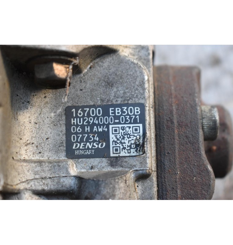 Αντλία Πετρελαίου Nissan Navara D40 2005-2010 DENSO 16700-EB30B HU294000-0371 (Euro 3)
