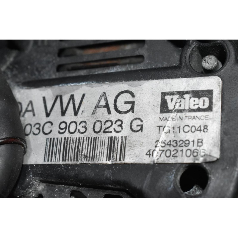 Δυναμό Volkswagen Golf / Jetta / Touran / Passat 1.4 TSI/FSI 110A 2006-2012 03C903023G (Audi A1 A3 / Seat Ibiza Toledo Altea / Skoda Octavia Fabia) (BMY BLG CAX)