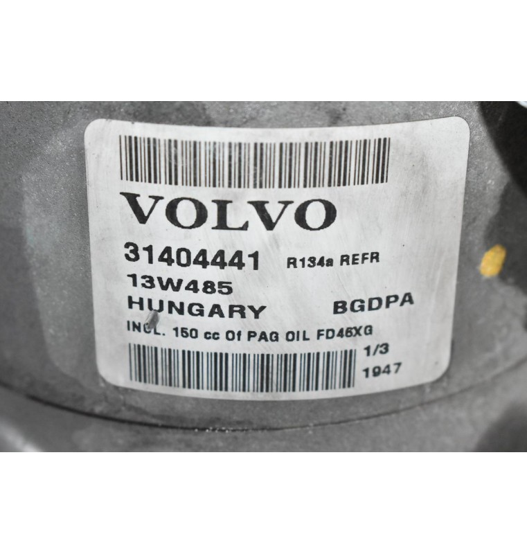 Κομπρεσέρ Aircondition - A/C Volvo V40 S60 V60 V70 B4164T 2012-2020 31404441 (Γνήσιο)
