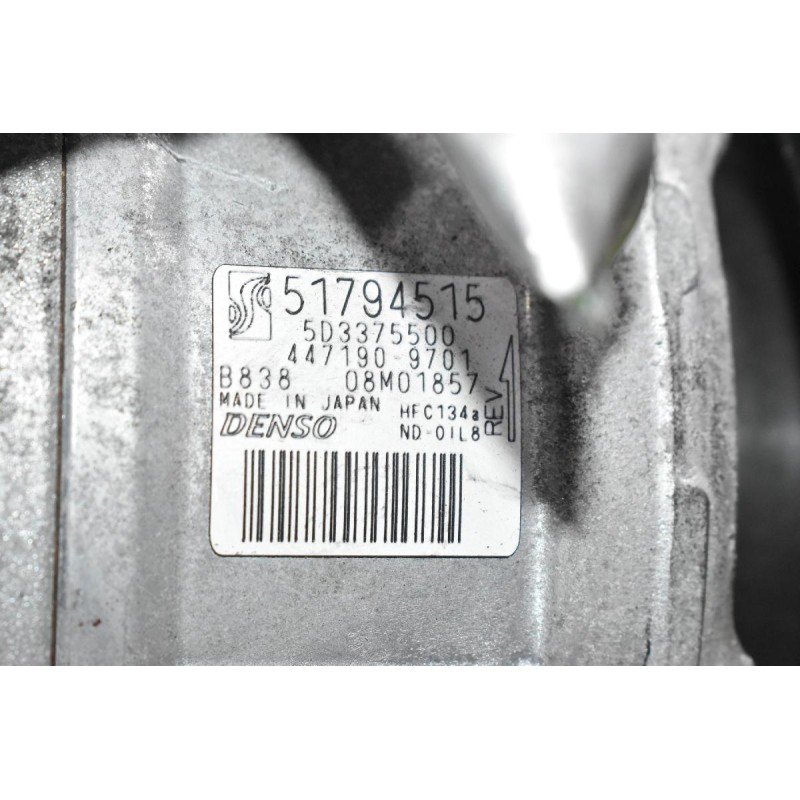 Κομπρεσέρ Aircondition A/C Alfa Romeo Mito 1.4 Turbo MultiAir 135ps 955A7000 2009-2014 51794515 (FIAT)