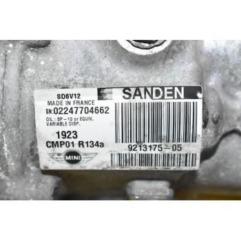 Κομπρεσέρ Aircondition - A/C Mini Cooper SD 2.0D N47C20A 2010-2016 9213175-05