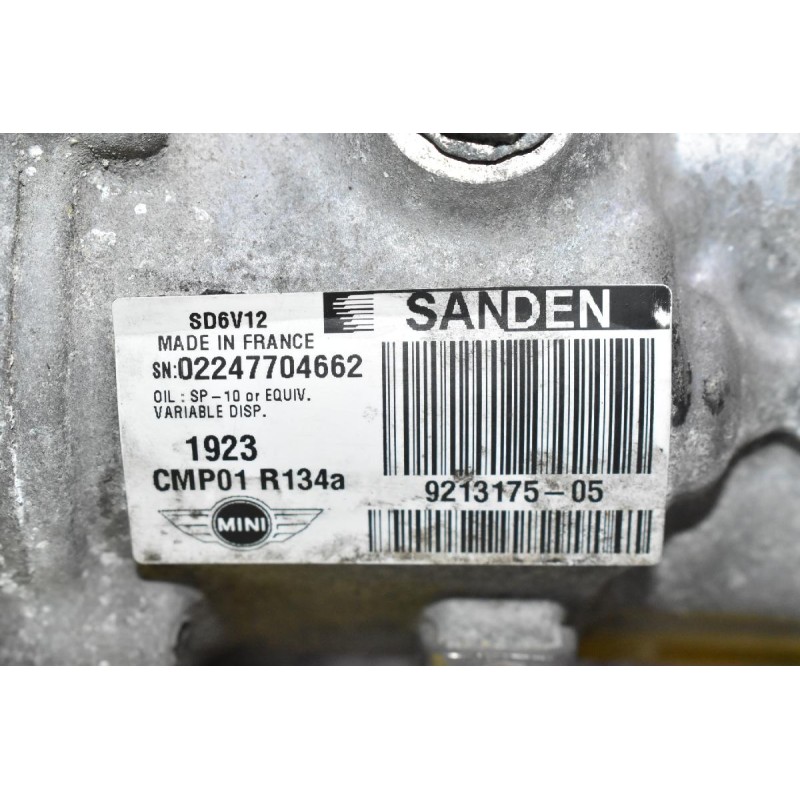 Κομπρεσέρ Aircondition - A/C Mini Cooper SD 2.0D N47C20A 2010-2016 9213175-05
