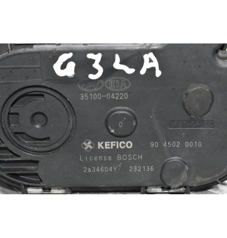 Πεταλούδα Γκαζιού Kia Picanto Hyundai i10 1.0 G3LA 2011-2017 35100-04220