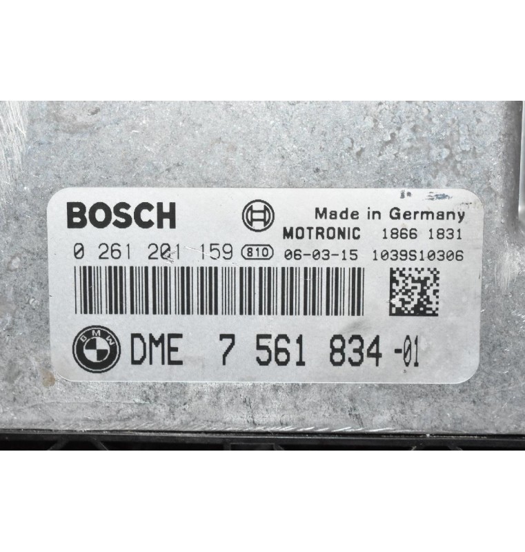 Eγκέφαλος BMW 320 E90 E87 2.0 N46B20BA 2005-2011 0261201159 7561834-01