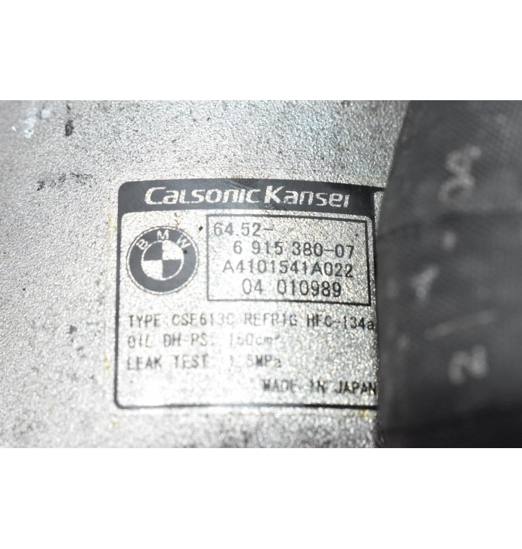 Κομπρεσέρ Aircondition Bmw 1  1.6 E87 116i N45B16A / N46B20 2004-2011 CALSONIC A4101541A022 6915380-07 (E90)