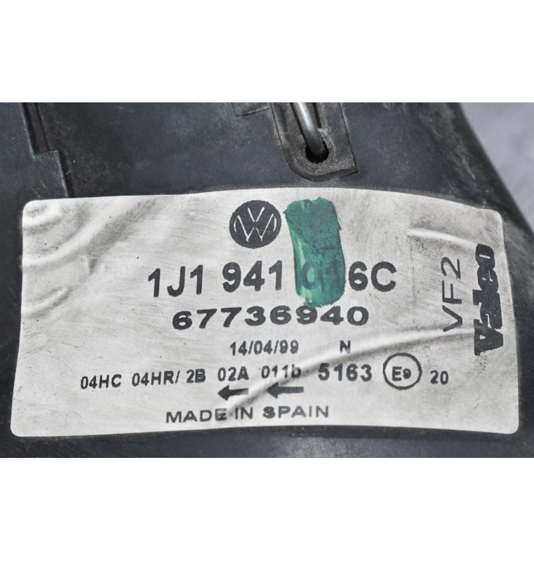 Φανάρι Εμπρός Δεξί Volkswagen Golf 4 1997-2004 1J1941016C VALEO