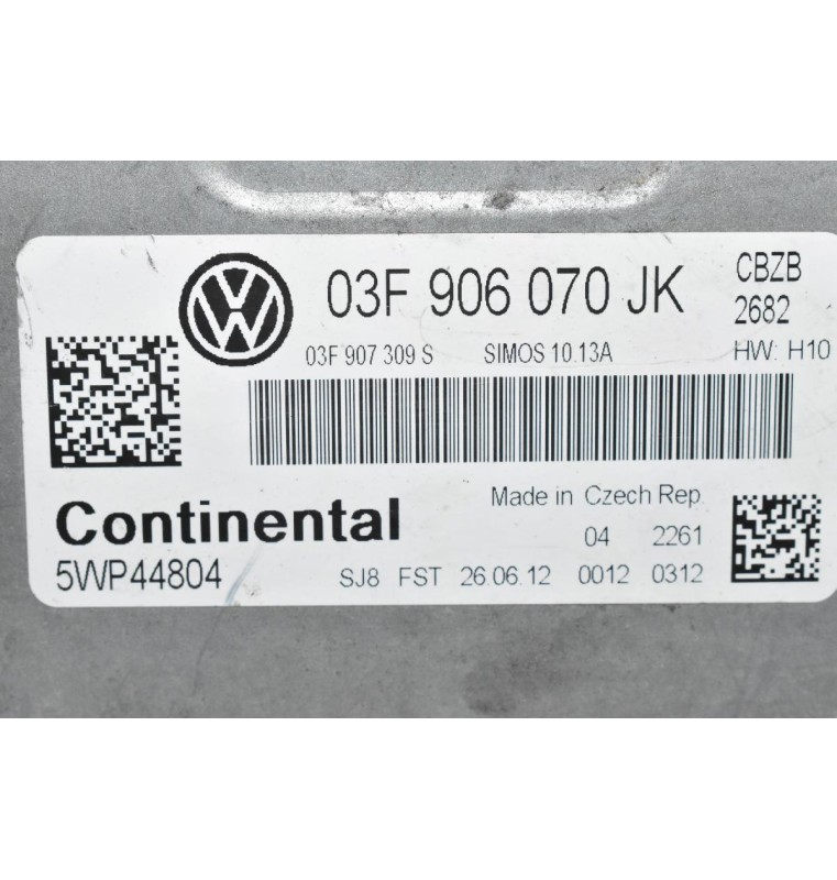Εγκέφαλος Volkswagen Polo 1.2 TSI CBZ 2005-2015 CONTINENTAL 03F906070JK 5WP44804