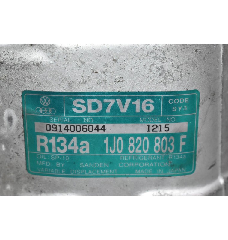 Κομπρεσέρ Aircondition A/C Volkswagen Golf IV 1.6cc 8V AKL 1998-2004 1J0820803F (SEAT - AUDI A3)