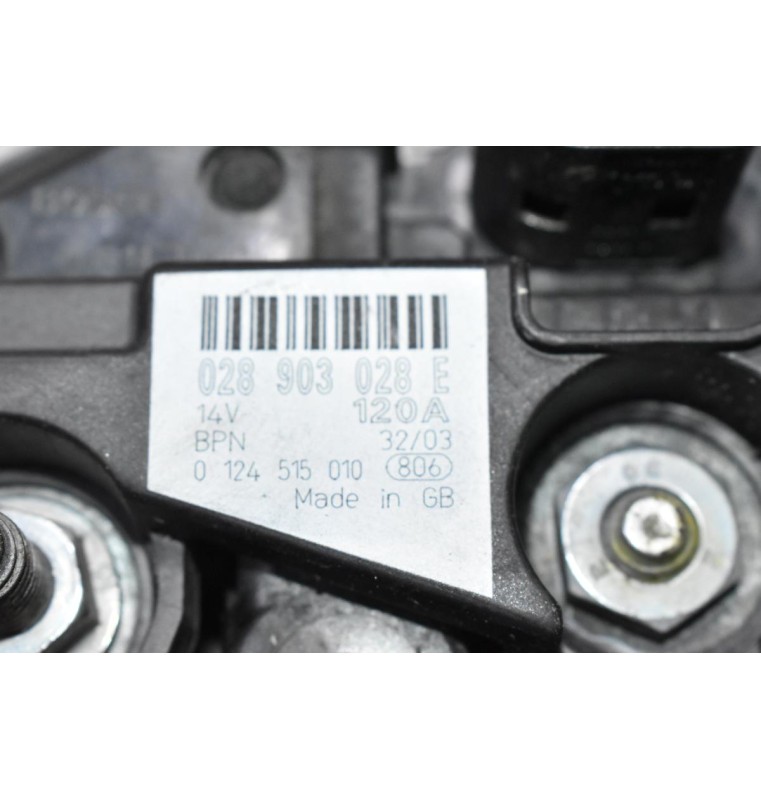 Δυναμό Seat Leon / Toledo 1.8T 20V ARY 180PS 1999-2006 028903028E 0124515010