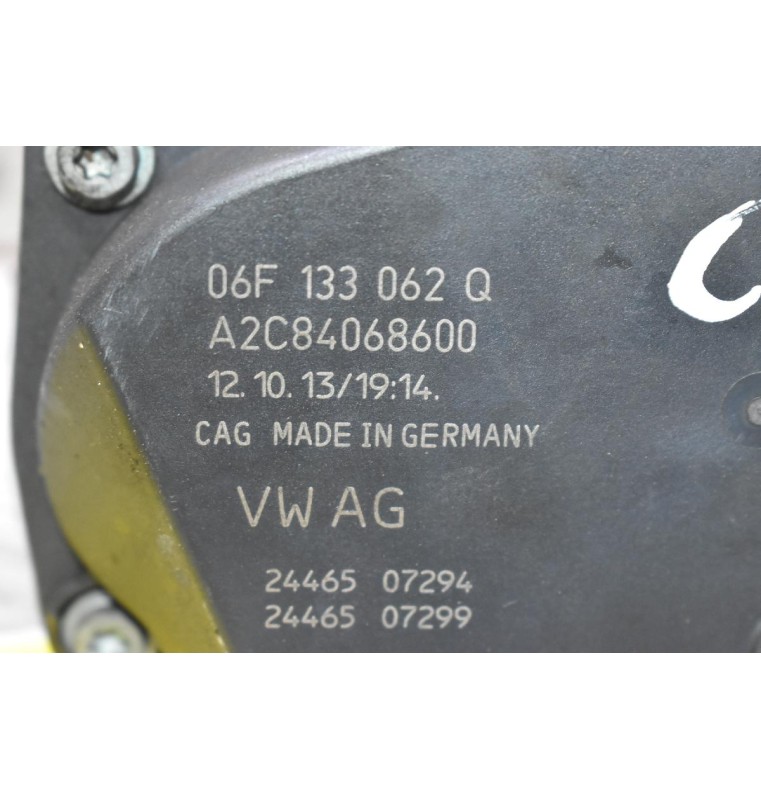 Πεταλούδα Γκαζιού Volkswagen Tiguan / Audi Q3 2.0 TFSI CCZ 2007-2017 06F133062Q A2C84068600 (Μικρό Σπάσιμο Στη Φύσα)