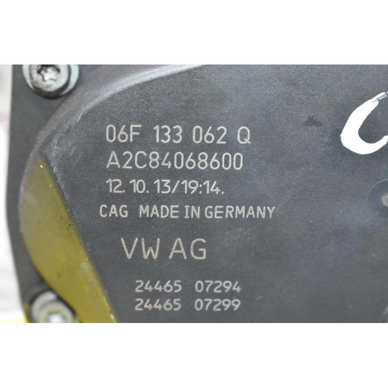 Πεταλούδα Γκαζιού Volkswagen Tiguan / Audi Q3 2.0 TFSI CCZ 2007-2017 06F133062Q A2C84068600 (Μικρό Σπάσιμο Στη Φύσα)