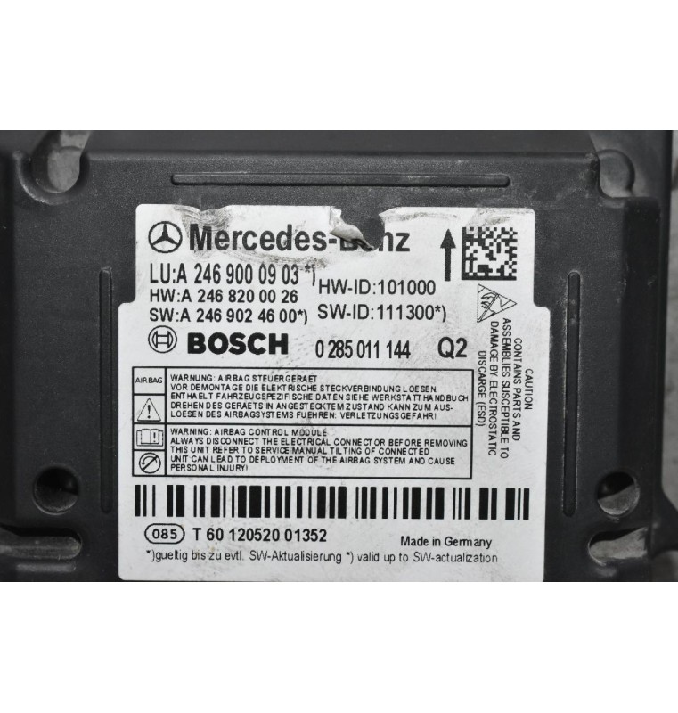 Εγκέφαλος Αερόσακων Mercedes-Benz A-Class W176 - W246 2012-2018 2469000903