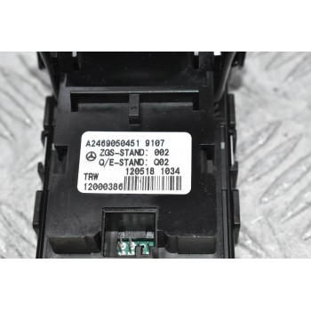 Κουμπί Χειροφρένου Mercedes-Benz B Class W246 W242 2011-2021 2469050451 (Ελαφρός Φθαρμένο)