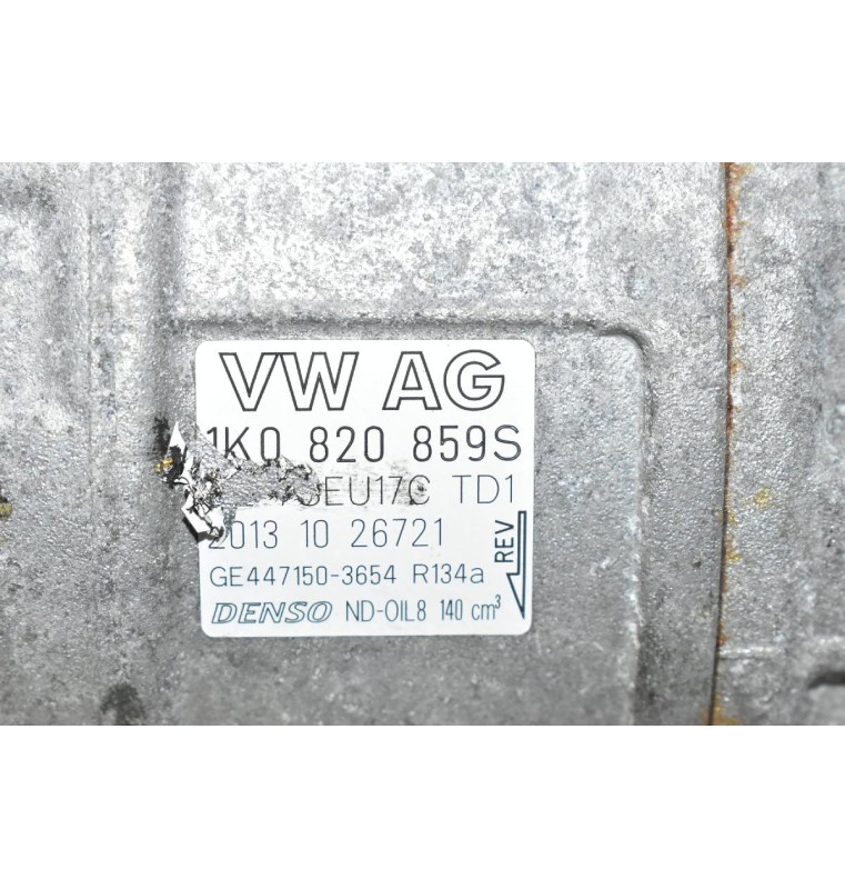 Κομπρεσέρ Aircondition - A/C Volkswagen Tiguan 2.0 CCZ 2007-2017 1Κ0820859S (Μικρό Σπάσιμο Στην Τροχαλία)