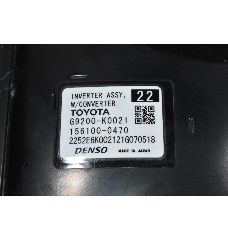 Inverter Toyota Yaris Hybrid M15A 2015-2022 G9200-K0021 15610-0470